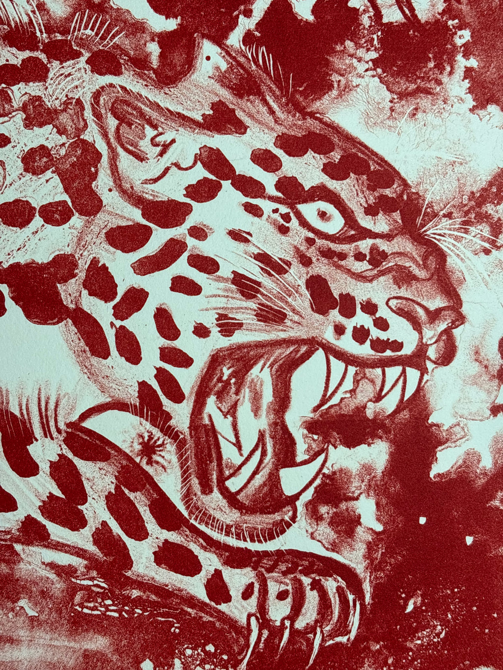 Energía mágica rojo