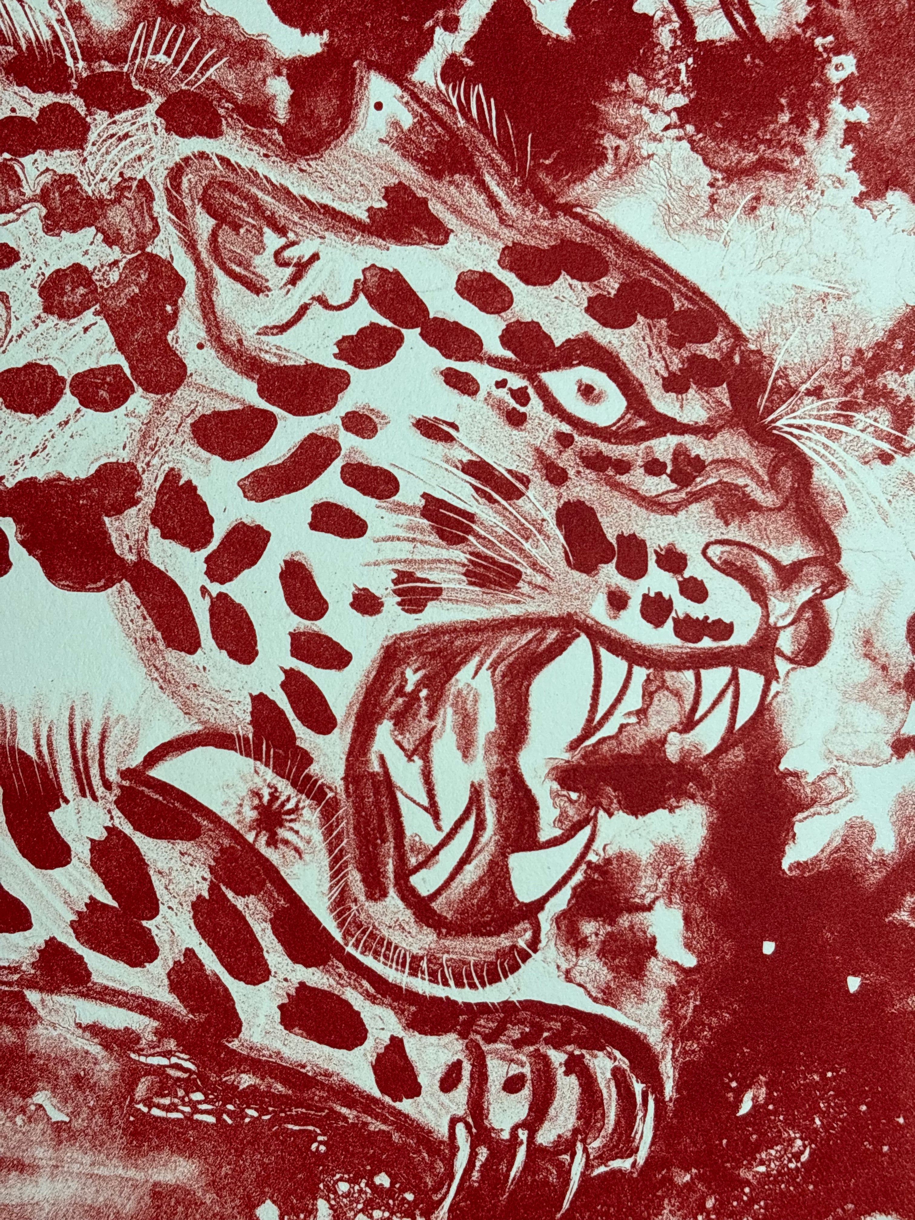 Energía mágica rojo