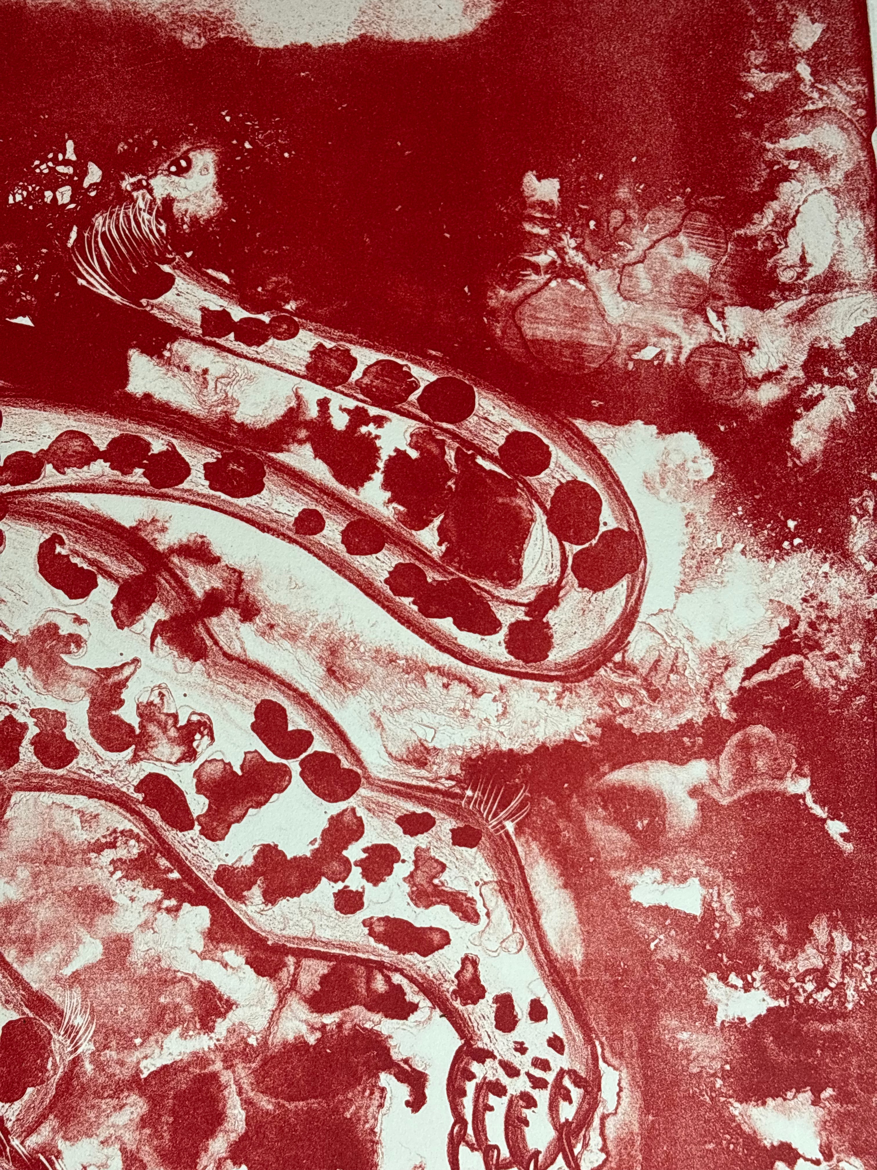 Energía mágica rojo